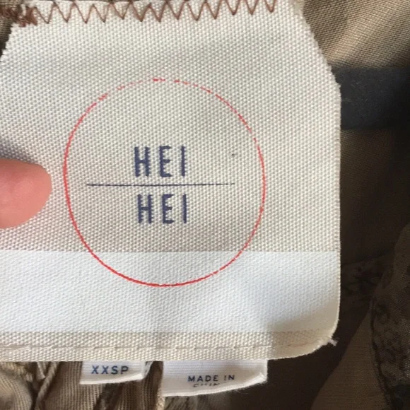 $75 Hei Hei dusty olive jumpsuit XXS Anthropologie - Picture 4 of 8